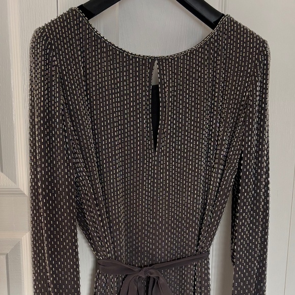 ESCADA Stunning Beaded Evening Formal Dress -100% Silk Beaded Dress – Size 40 - Picture 2 of 16